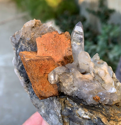 Siderite with Quartz on Matrix from Pakistan - 342 grams