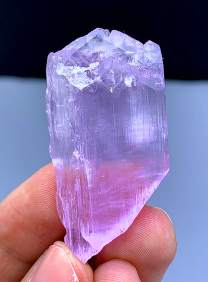 Natural Fluorescent Pink Color Kunzite Crystal from Afghanistan - 23 grams