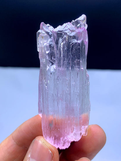 Natural Fluorescent Pink Color Kunzite Crystal from Afghanistan - 31 grams