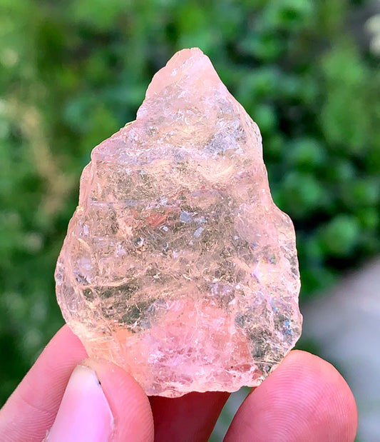 Etched Morganite Crystal From Afghanistan - 20 Gram