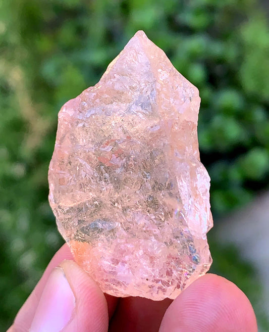Etched Morganite Crystal From Afghanistan - 20 Gram
