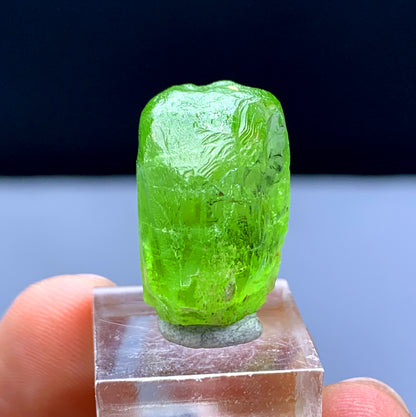 Lush Green Peridot Crystal from Supat valley Pakistan - 42.40 carats