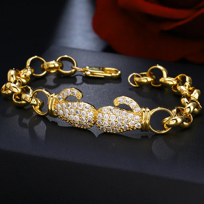 New Arrival Luxury Stackable Statement Bangle Cubic Zircon Crystal