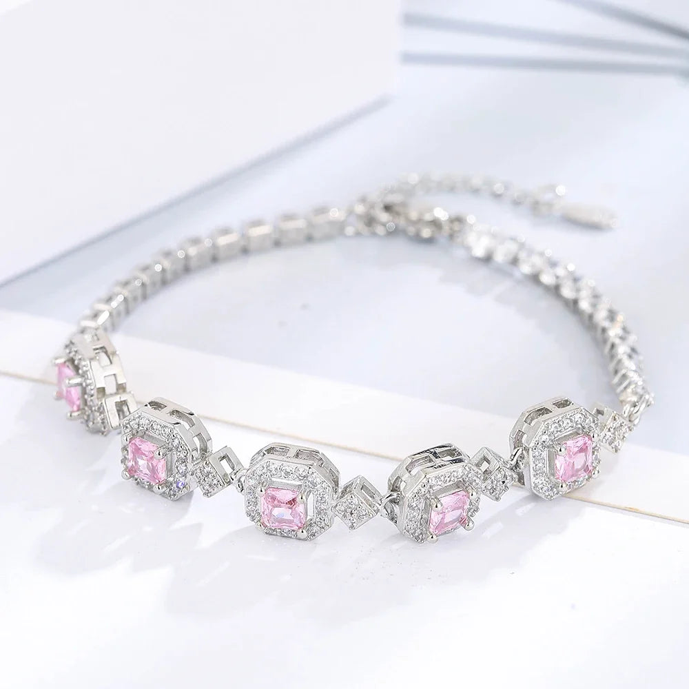 New Arrival Luxury Stackable Statement Bangle Cubic Zircon Crystal