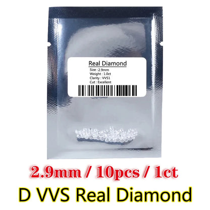 100% Real Diamond D Color Super White Round 3 Excellent Cut Loose Lab Diamond