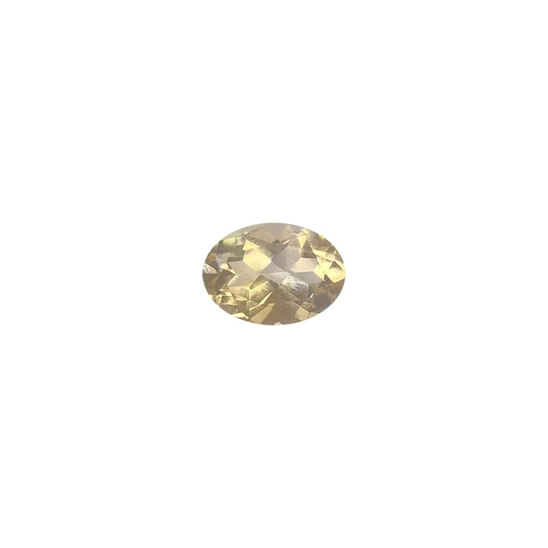 1PCS Natural Citrine Loose Stone Round/Oval Cut 5/6/7mm 0.5-1ct Gemstone