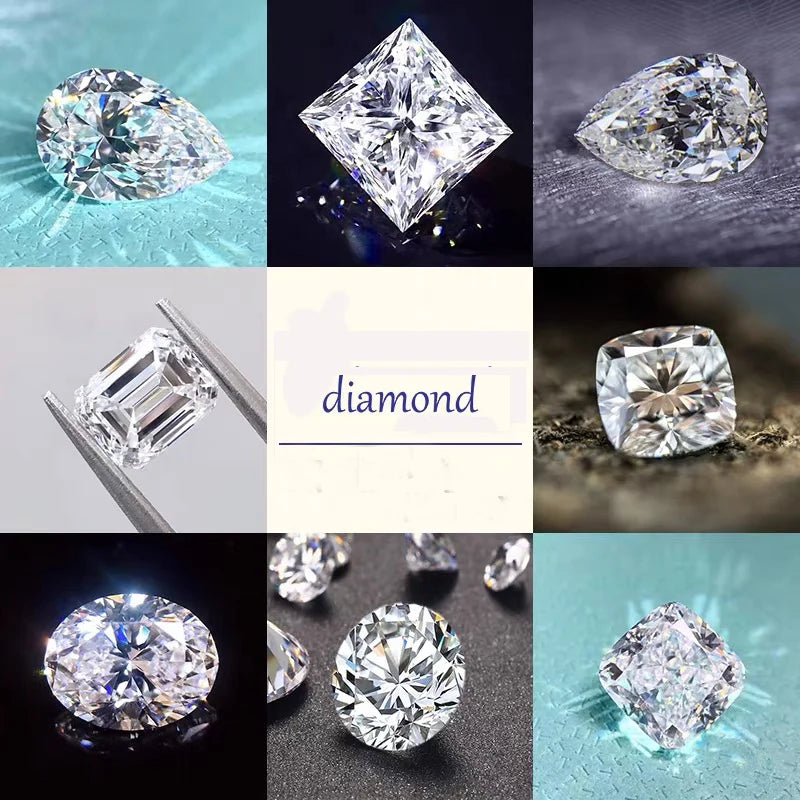 100% Real Diamond D Color Super White Round 3 Excellent Cut Loose Lab Diamond