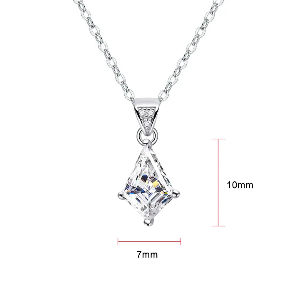 Moissanite Diamond Necklace with Certificates Original Necklaces for Women