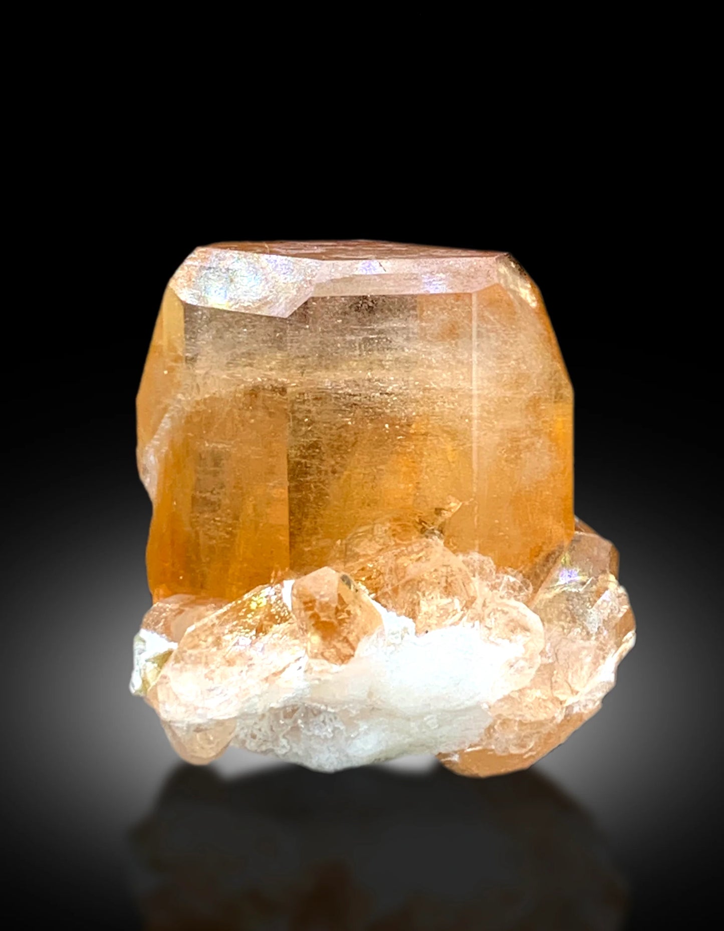 Topaz crystals and stones from Skardu, Pakistan