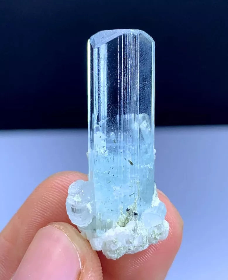 Transparent Sky Blue Aquamarine Crystal