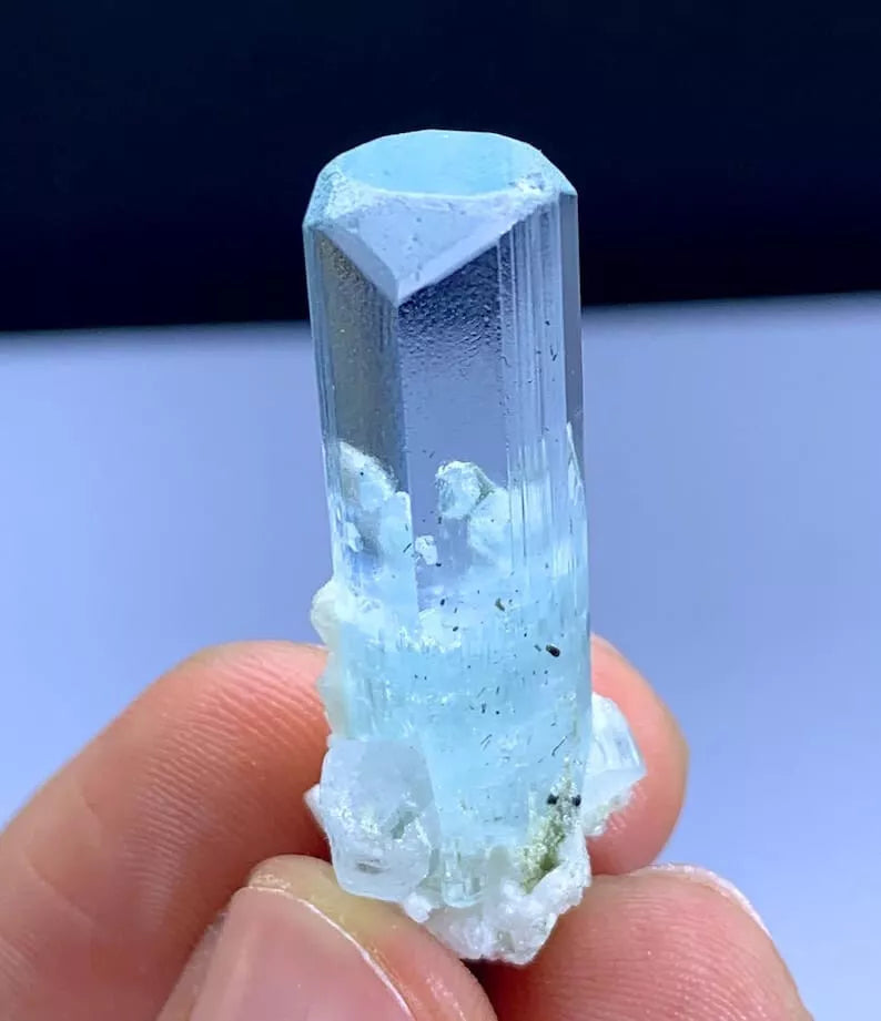 Transparent Sky Blue Aquamarine Crystal