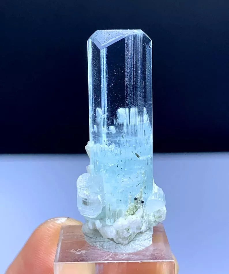 Transparent Sky Blue Aquamarine Crystal