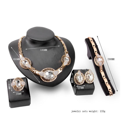 Four Sets Of European And American Wedding Jewelry