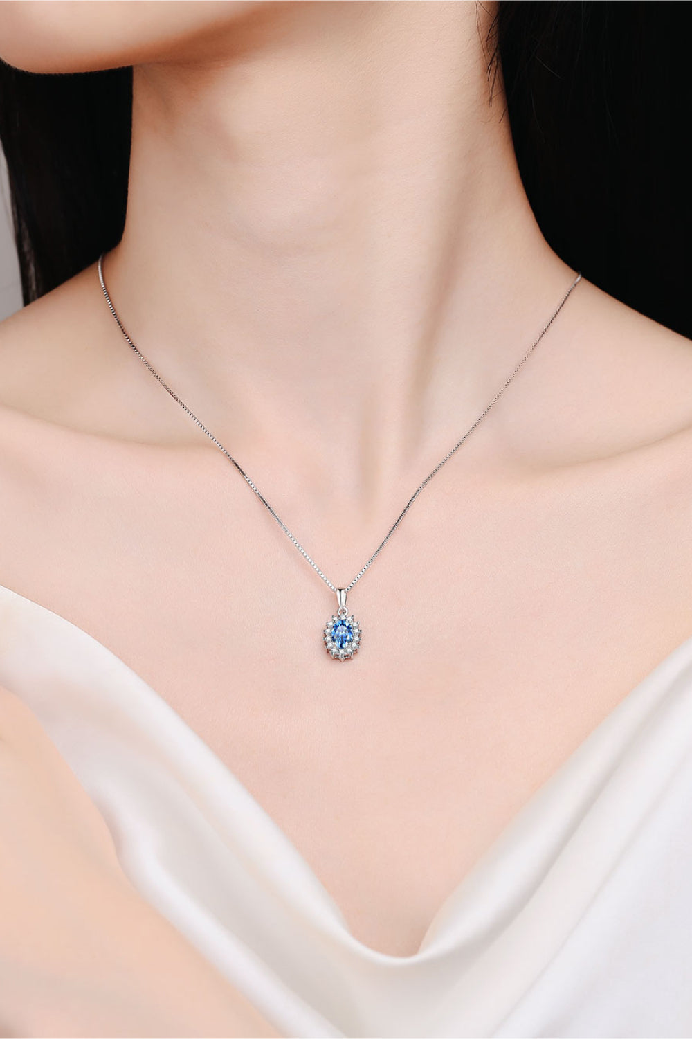 Moissanite 925 Sterling Silver Necklace