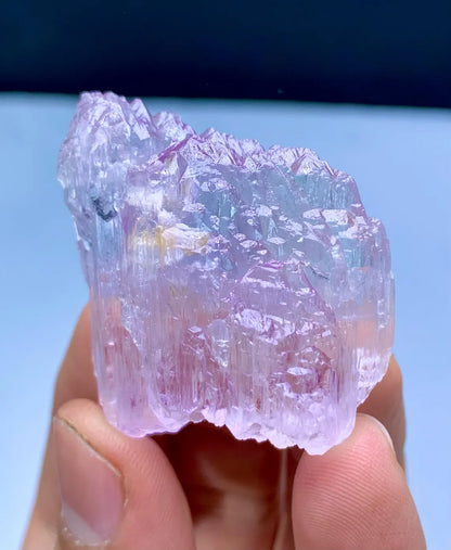 Fluorescent Pink Kunzite Crystal, Mountain Shape Terminations Kunzite - 38 grams