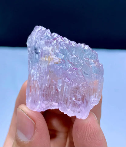 Fluorescent Pink Kunzite Crystal, Mountain Shape Terminations Kunzite - 38 grams