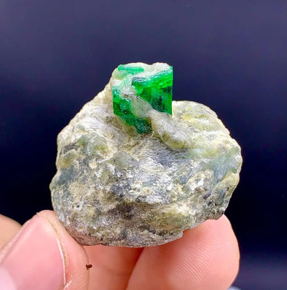 Lush Green Emerald on Matrix from Swat valley Pakistan - 17 grams