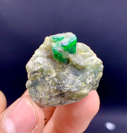 Lush Green Emerald on Matrix from Swat valley Pakistan - 17 grams