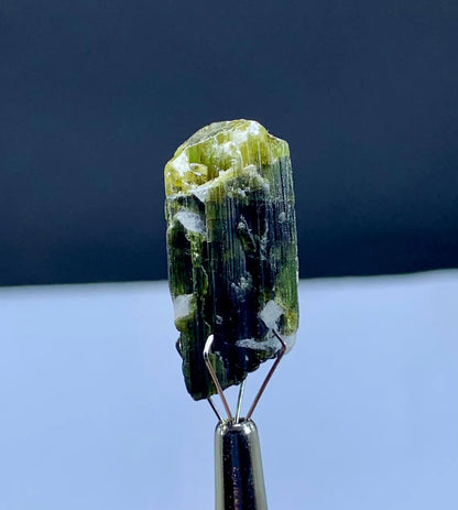 Natural Terminated Green Cap Tourmaline Crystal from Pakistan - 35 carats