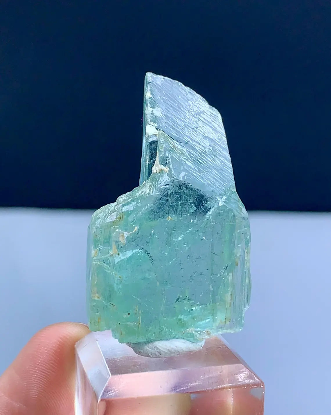 Terminated Lush Green Hiddenite Kunzite from Afghanistan - 28 gram