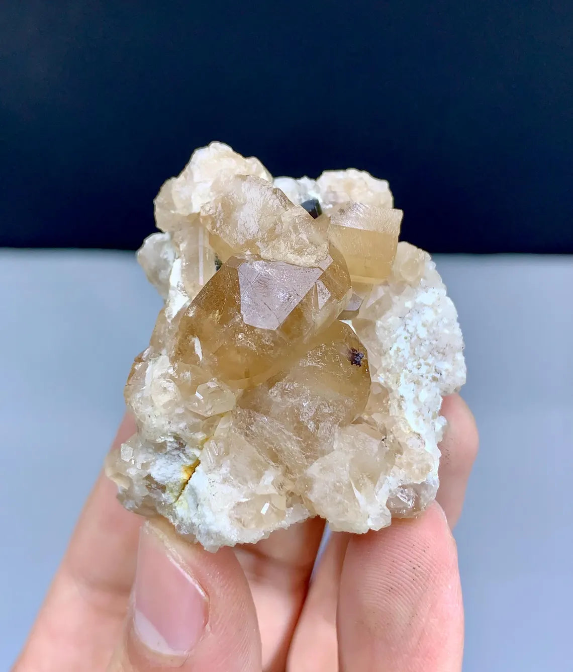 Natural Topaz Cluster from Pakistan - 54 grams