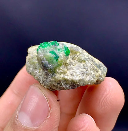 Lush Green Emerald on Matrix from Swat valley Pakistan - 17 grams