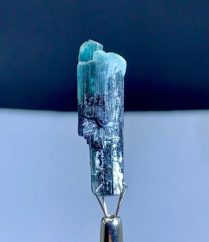 Natural Bicolor Tourmaline Crystal from Afghanistan - 17.95 carat