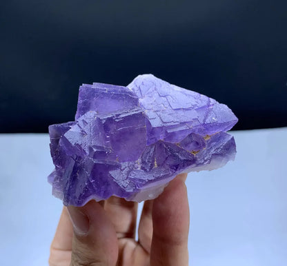 Natural Purple Phantom Fluorite from Pakistan - 125 grams