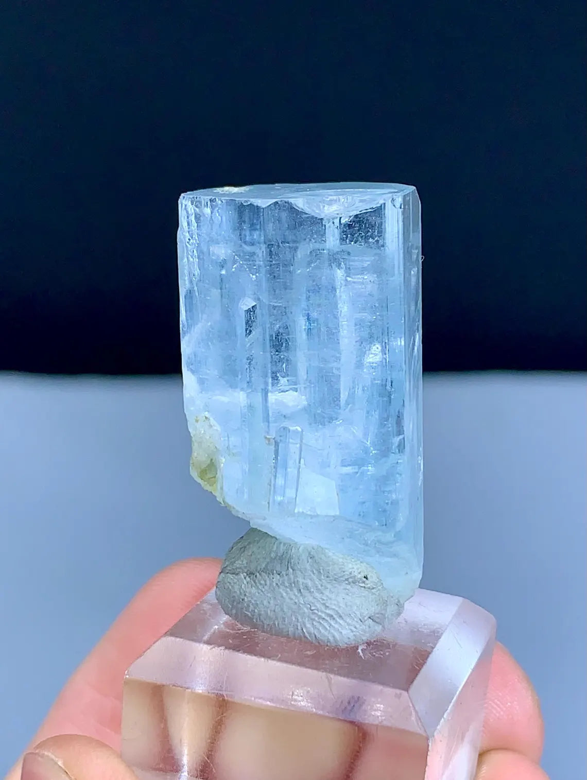 Natural Sky Blue Aquamarine Crystal from Pakistan - 21 gram