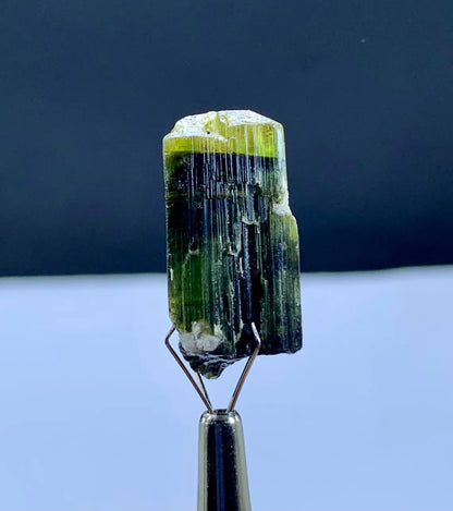 Natural Terminated Green Cap Tourmaline Crystal from Pakistan - 35 carats