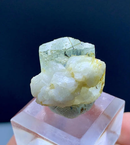 AquaMorganite, Bicolor Beryl, Aqua var Morganite Crystal, 40 carats