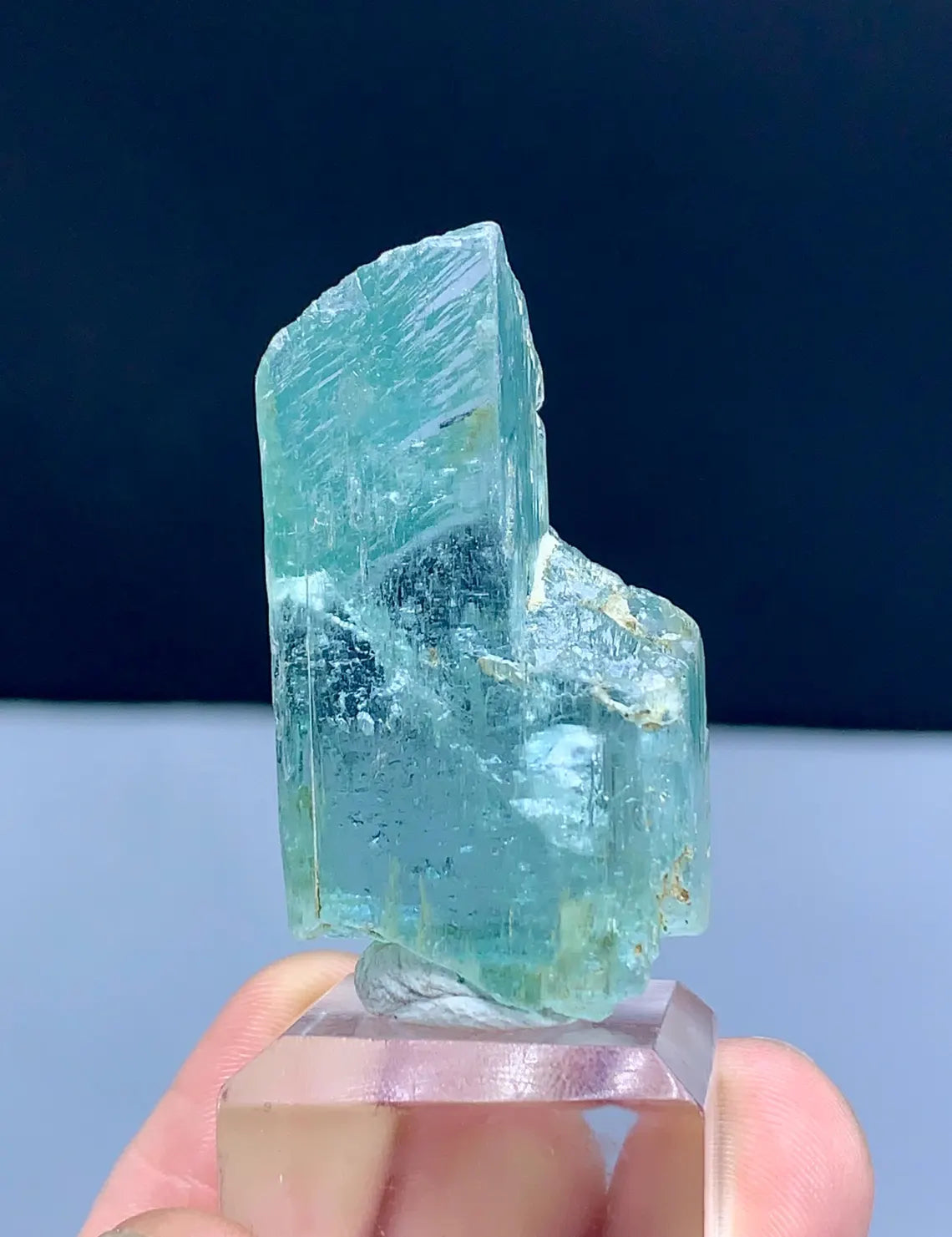 Terminated Lush Green Hiddenite Kunzite from Afghanistan - 28 gram