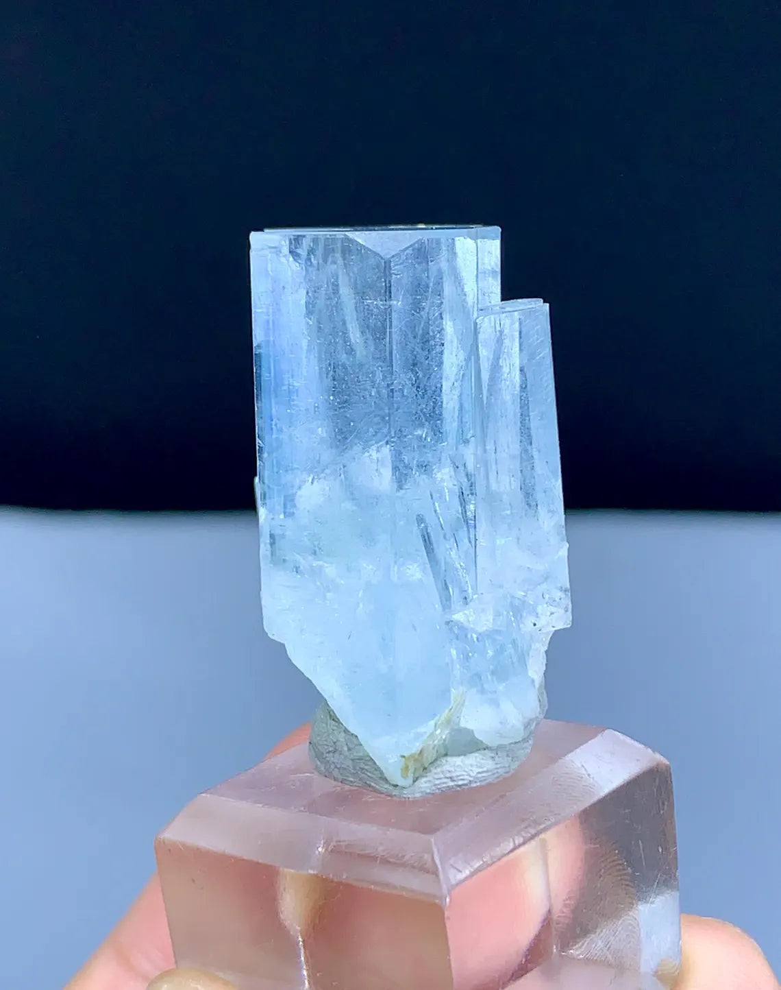 Natural Sky Blue Aquamarine Crystal from Pakistan - 21 gram