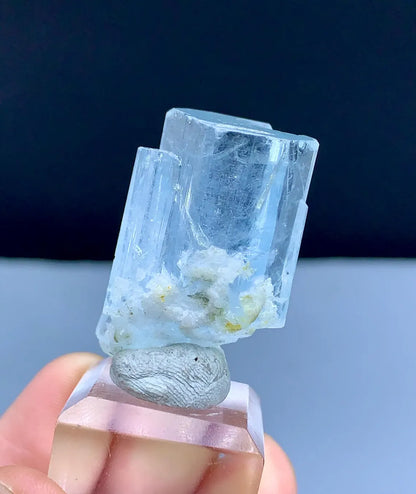 Natural Sky Blue Aquamarine Crystal from Pakistan - 21 gram