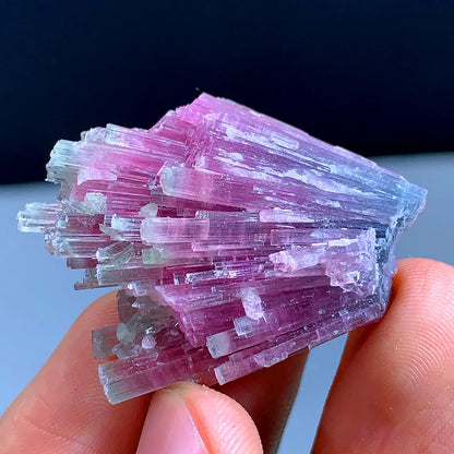 66.10 Carats Amazing Bicolor Cotton Candy Tourmaline Cluster from Afghanistan