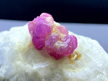 Natural Pink Color Ruby on Matrix from Jagdalek Afghanistan - 216 gram