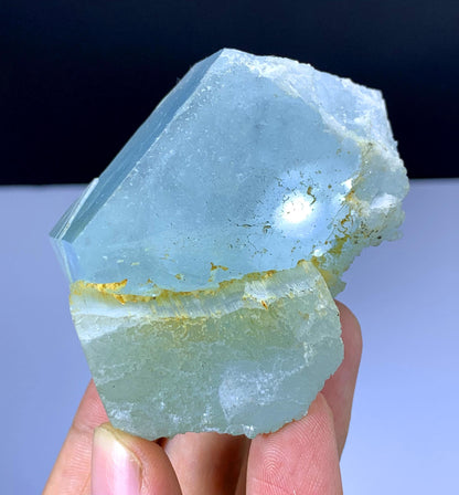 Sky Blue Color Twinned Aquamarine Crystal from Pakistan - 149 gram