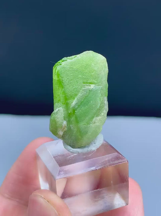 Lush Green Peridot Crystal from Pakistan - 16 gram