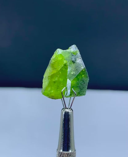 Green Titanite Sphene Crystal - 21.50 carat